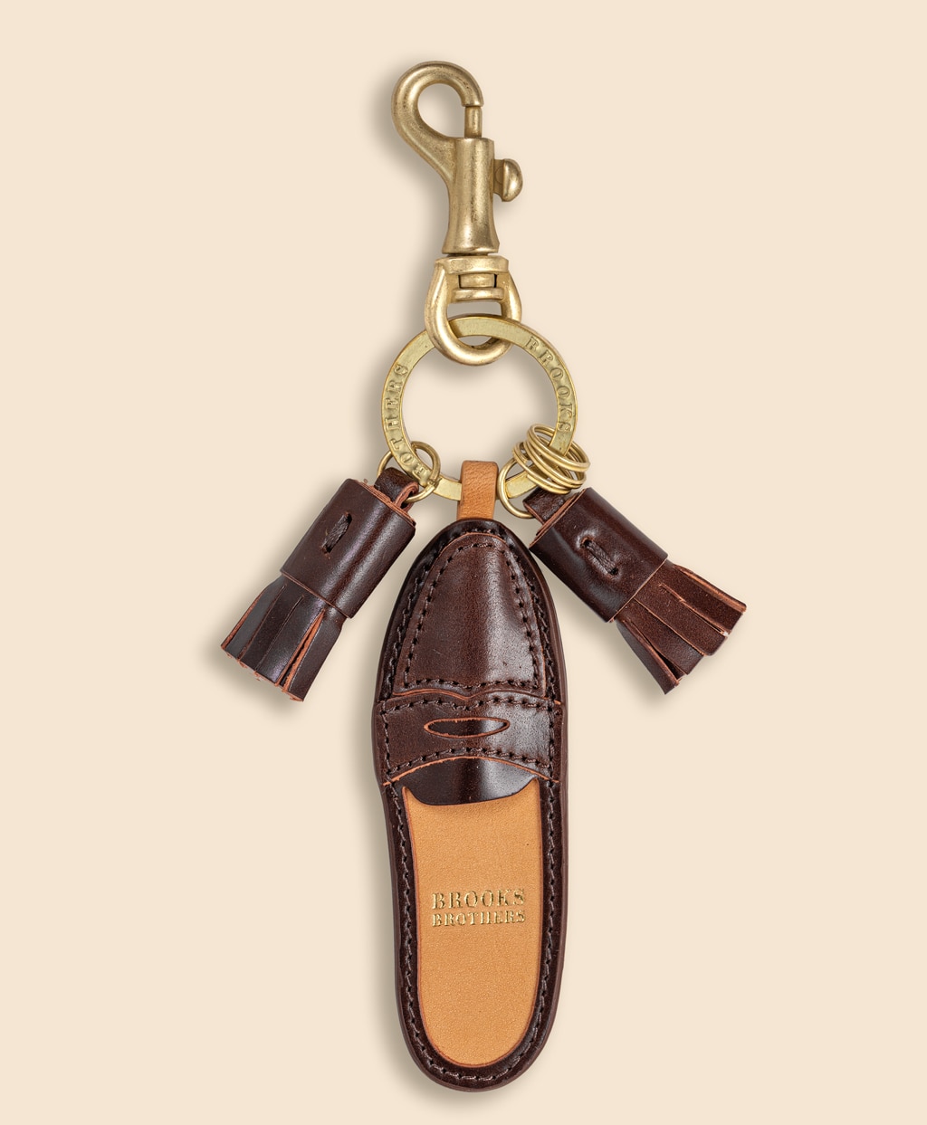 Rambulton ブルーフォックス デザイン◎ 肉厚 舐めし柔らか 毛並み◎ コードバン ローファー キーフォブ | Brooks Brothers Japan