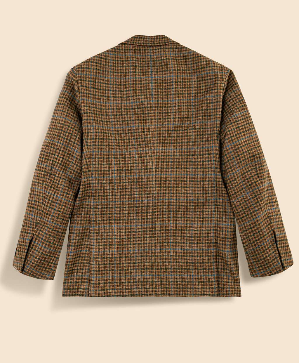 ウール　ガンクラブチェック　シングル2釦アンコンジャケット　Classic　Made by RING JACKET2