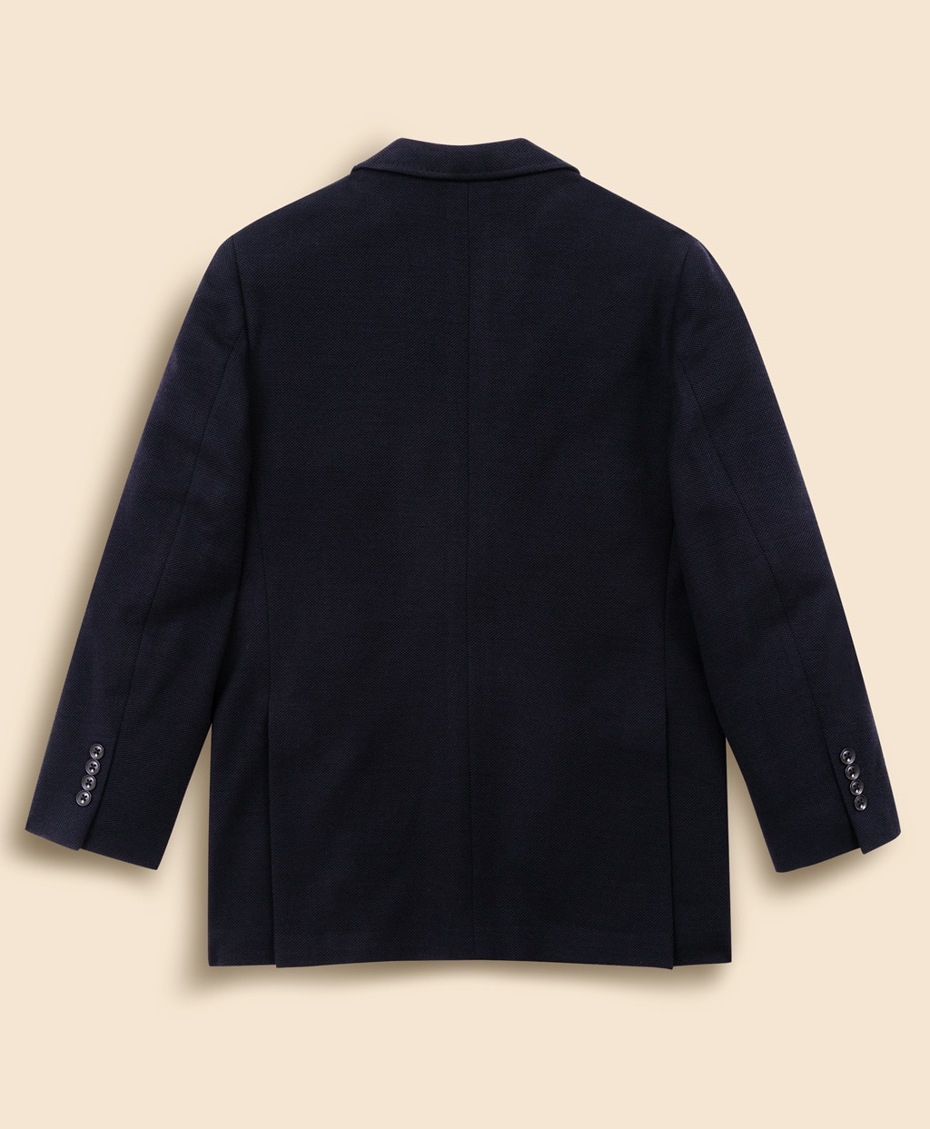 ウール／コットン　ニット　シングル２釦ジャケット　Classic2