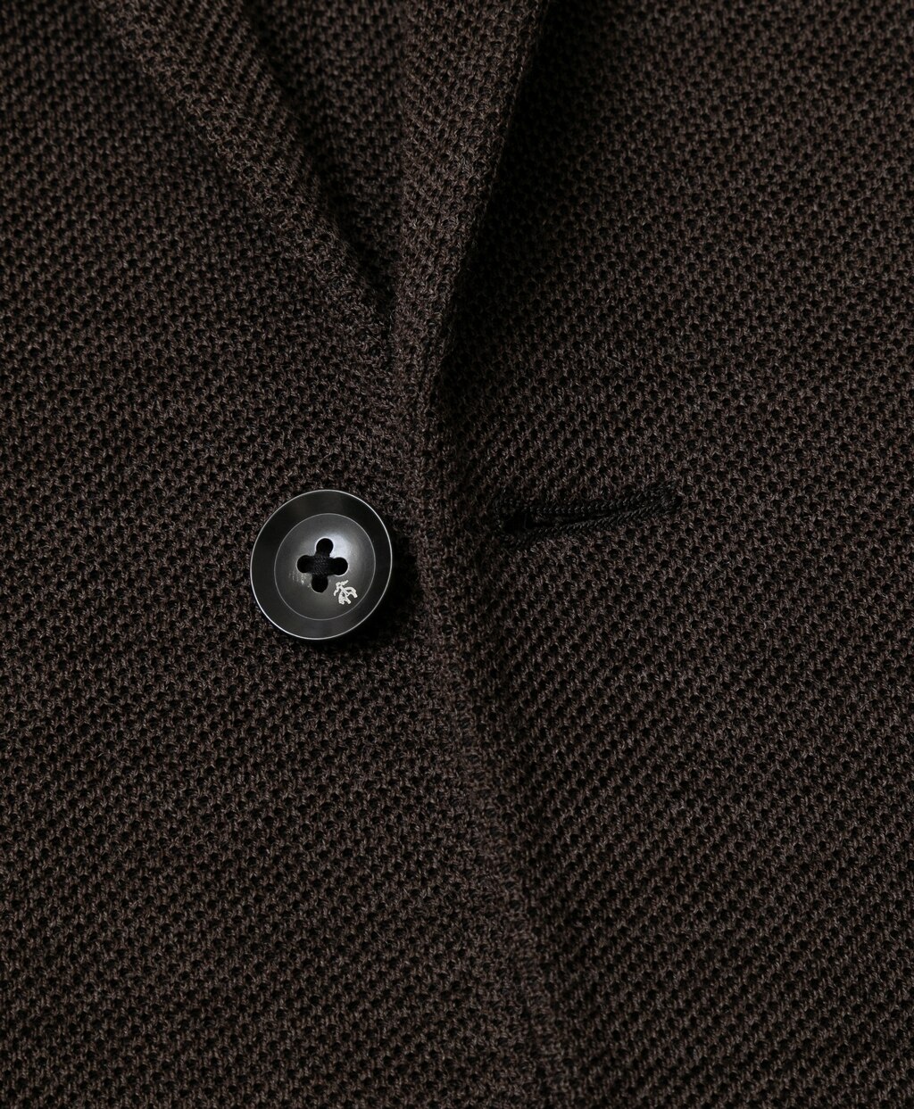 ウール／コットン　ニット　シングル２釦ジャケット　Classic4