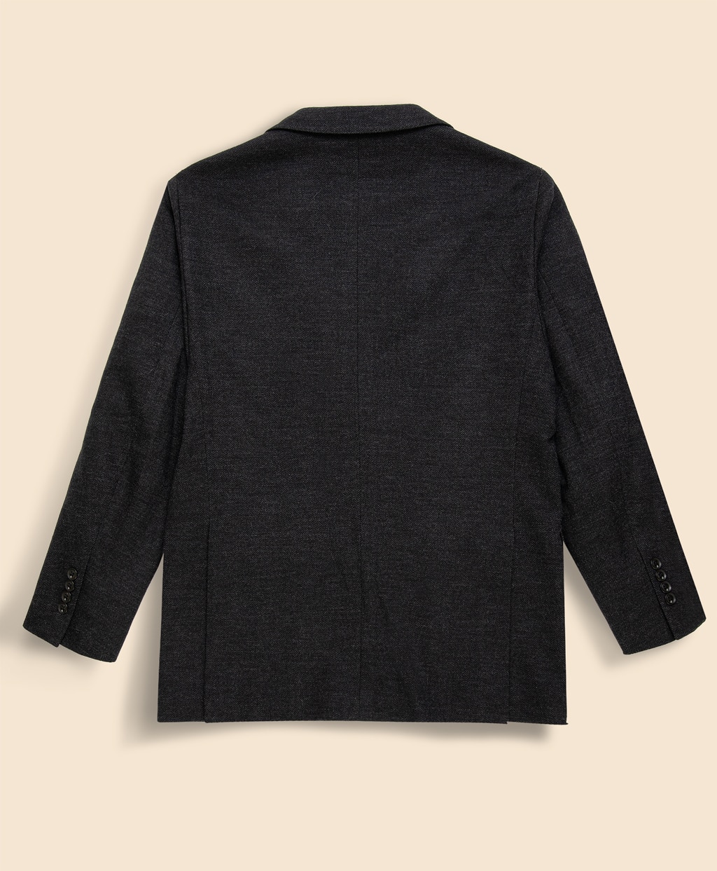 ウール　ニット　ヘリンボーン　シングル２釦ジャケット　Classic2