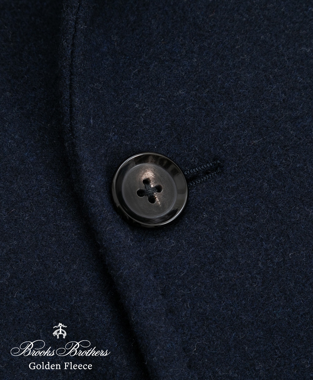 〈 Brooks Brothers Golden Fleece 〉 ウール／カシミヤ　ダブルフェイス　ポロコート　Made by RING JACKET4