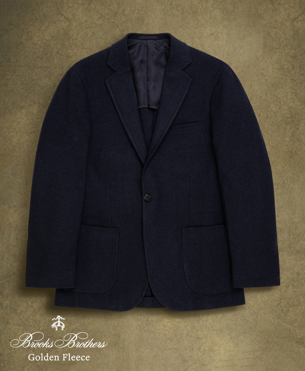 〈 Brooks Brothers Golden Fleece 〉 カシミヤ　ホップサック　２釦ジャケット　Classic　by RING JACKET MEISTER1