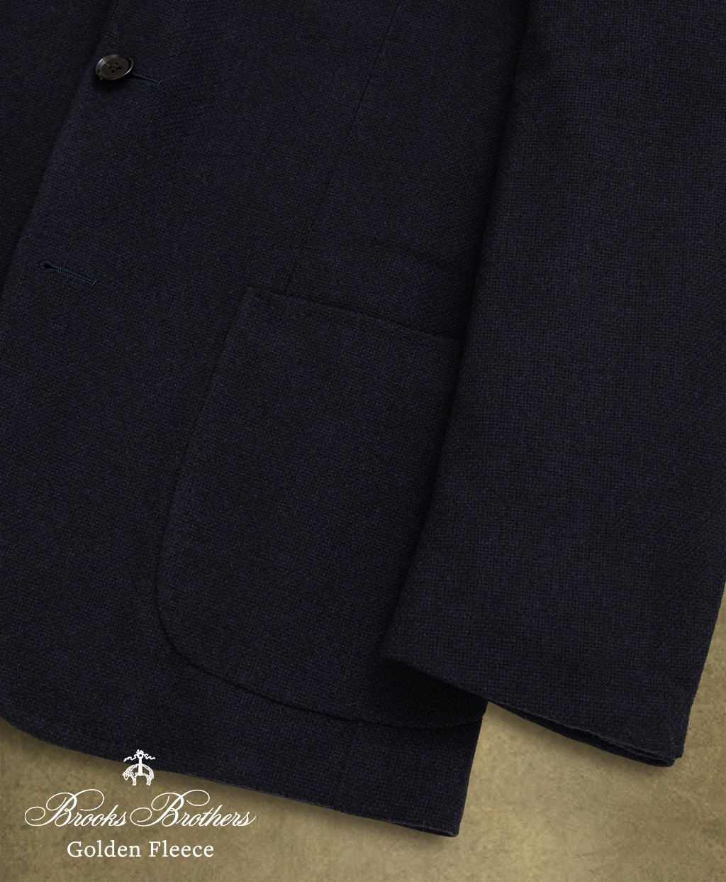 〈 Brooks Brothers Golden Fleece 〉 カシミヤ　ホップサック　２釦ジャケット　Classic　by RING JACKET MEISTER3