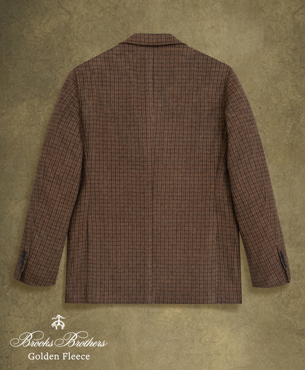 〈 Brooks Brothers Golden Fleece 〉 カシミヤブレンド　ガンクラブチェック　２釦ジャケット　Classic　by RING JACKET MEISTER2