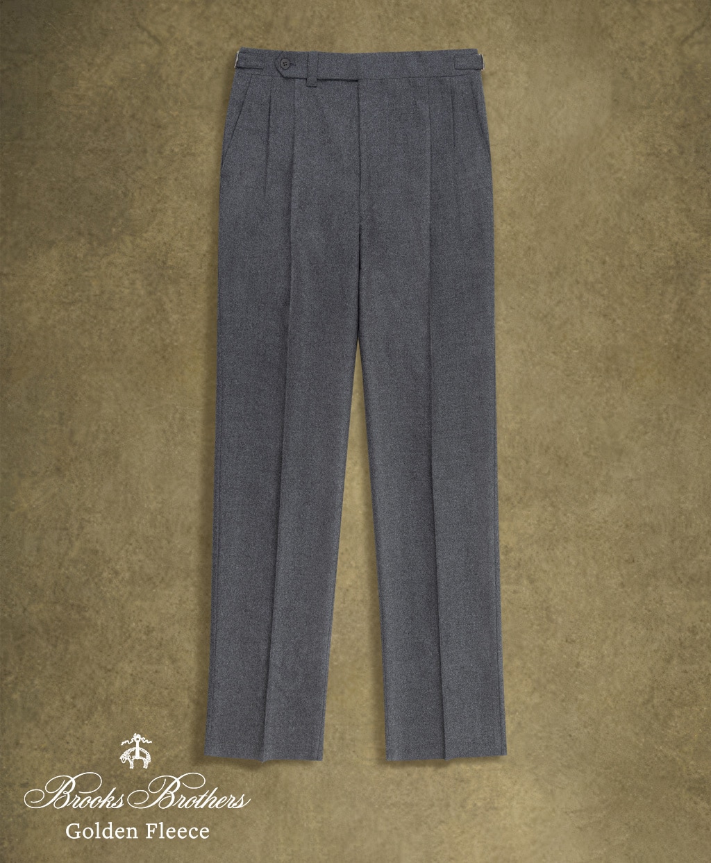 〈 Brooks Brothers Golden Fleece 〉 カレッジフランネル　プリーテッドトラウザーズ　Traditional1