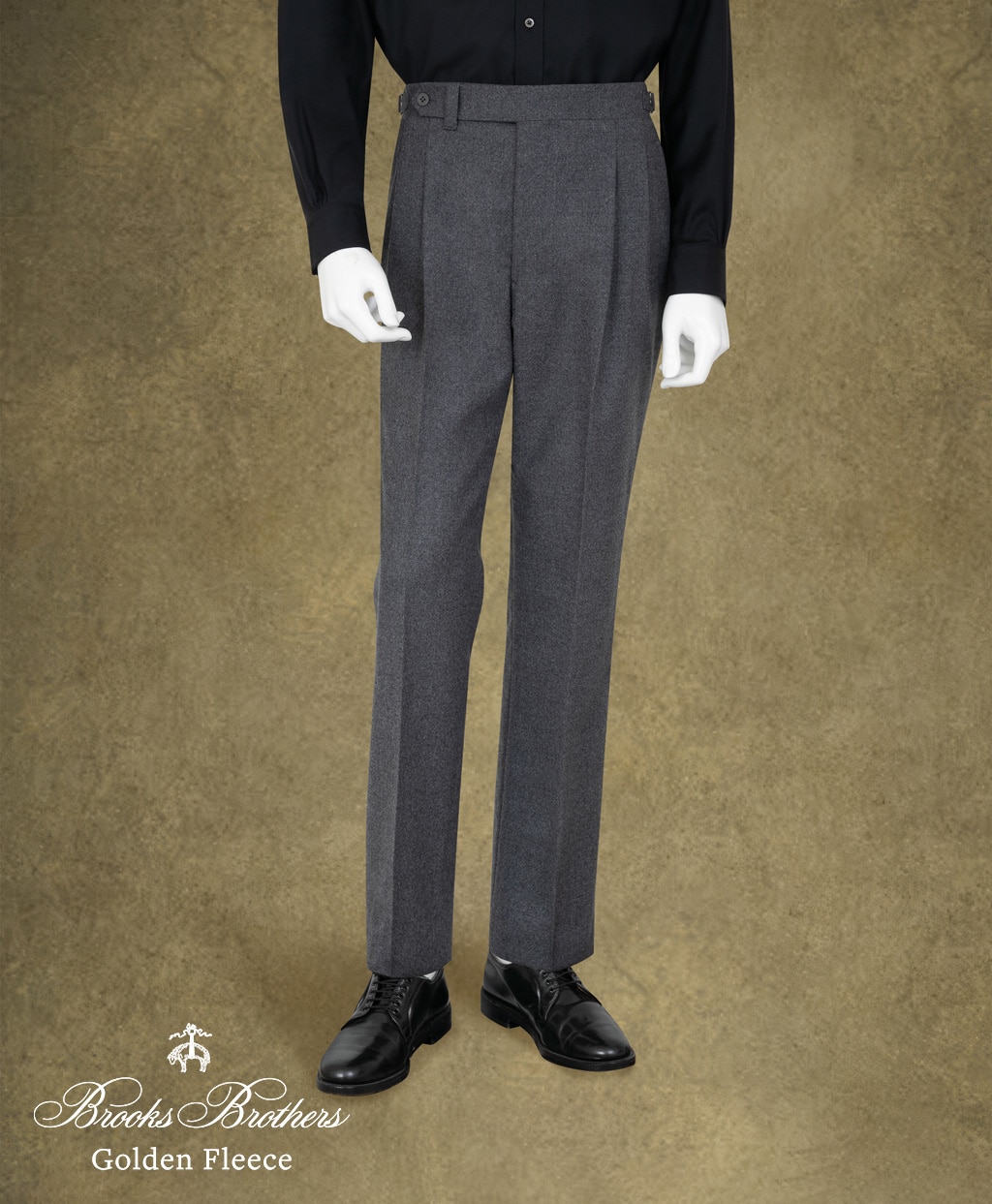 〈 Brooks Brothers Golden Fleece 〉 カレッジフランネル　プリーテッドトラウザーズ　Traditional5