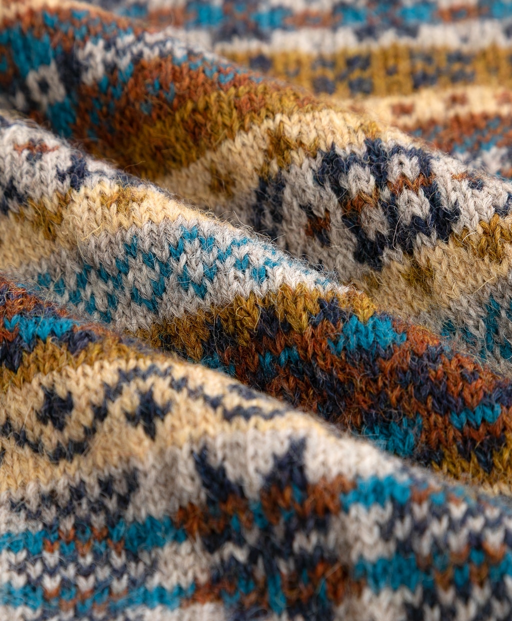 ブリティッシュウール　フェアアイル　クルーネックセーター　Made in England4