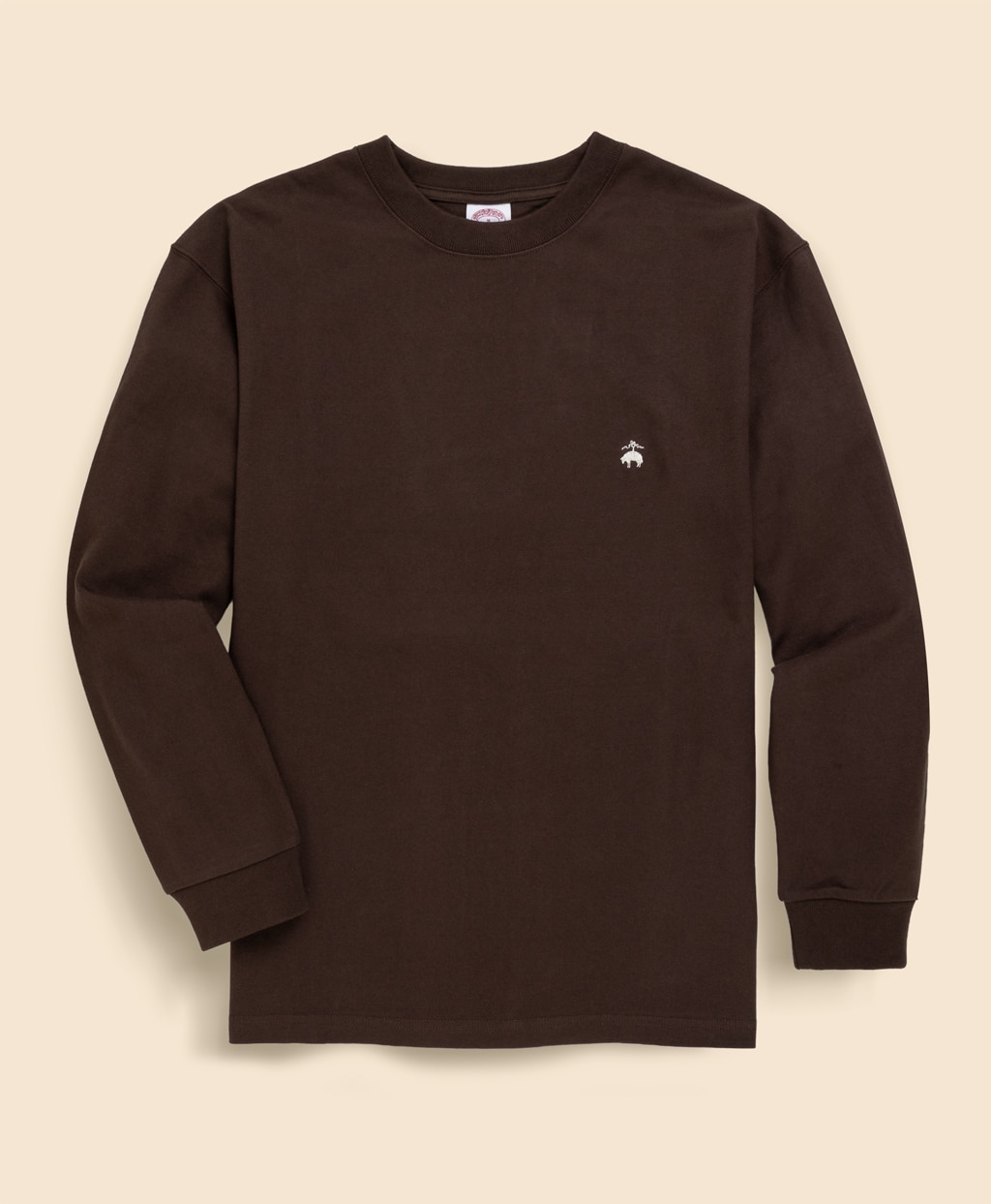 USAコットンジャージー GFロゴ ロングスリーブ Tシャツ | Brooks