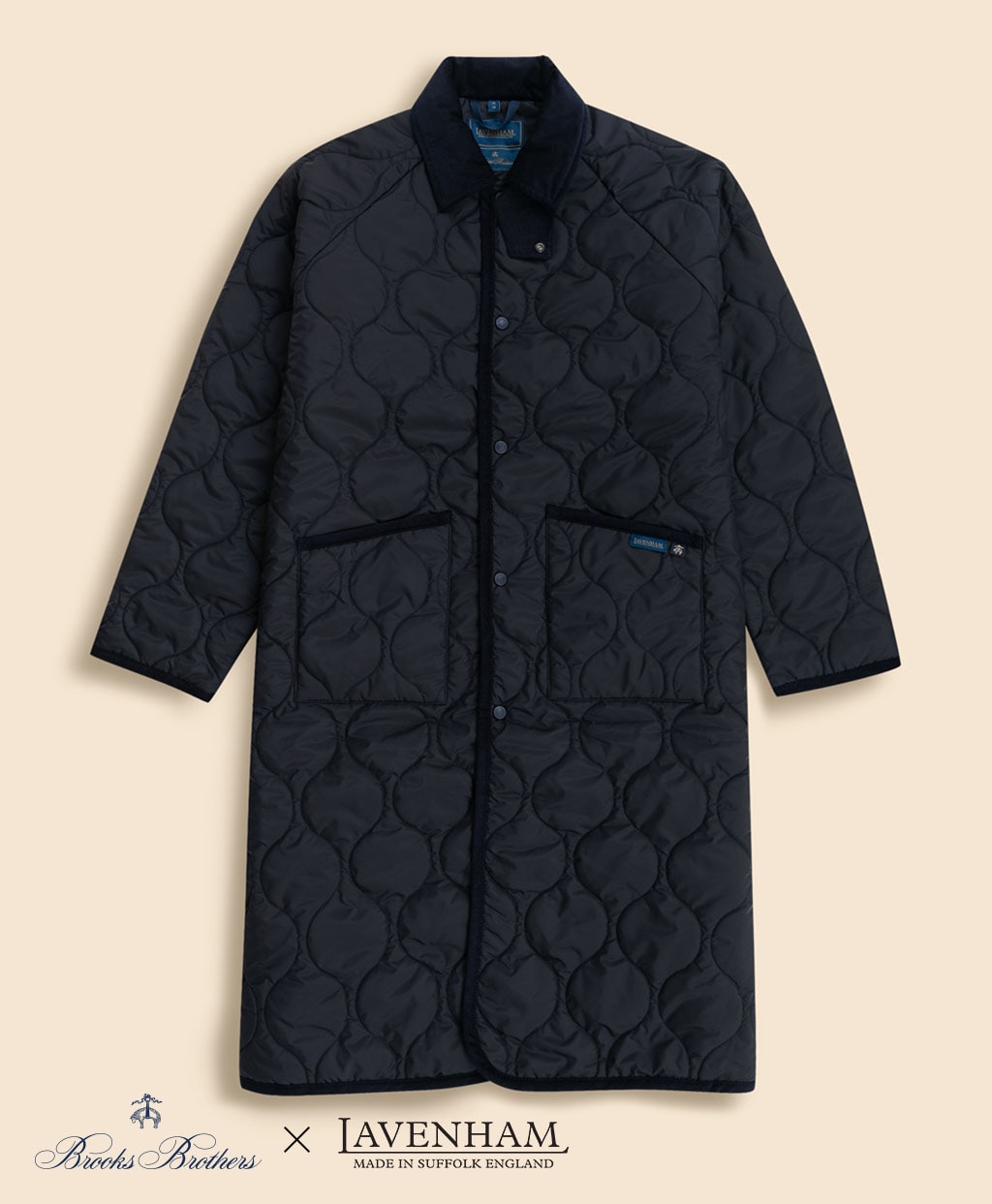 Brooks Brothers×LAVENHAM　チャントリー　キルティングコート　Made in UK1