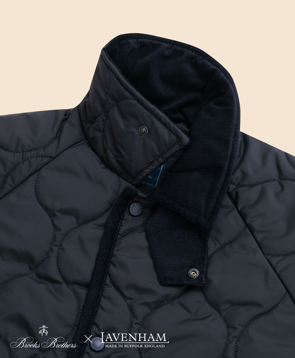 Brooks Brothers×LAVENHAM　チャントリー　キルティングコート　Made in UK4