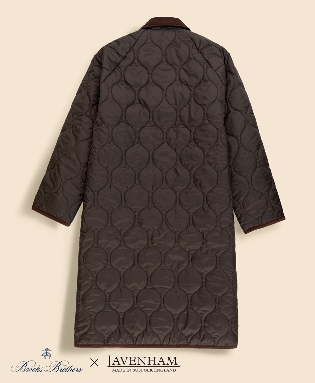 Brooks Brothers×LAVENHAM　チャントリー　キルティングコート　Made in UK2