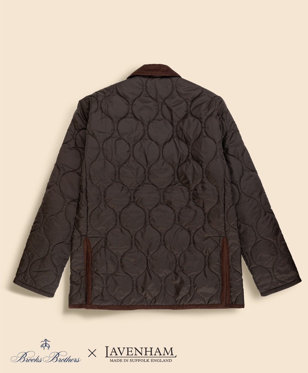 Brooks Brothers×LAVENHAM　デンハム　キルティングジャケット　Made in UK2