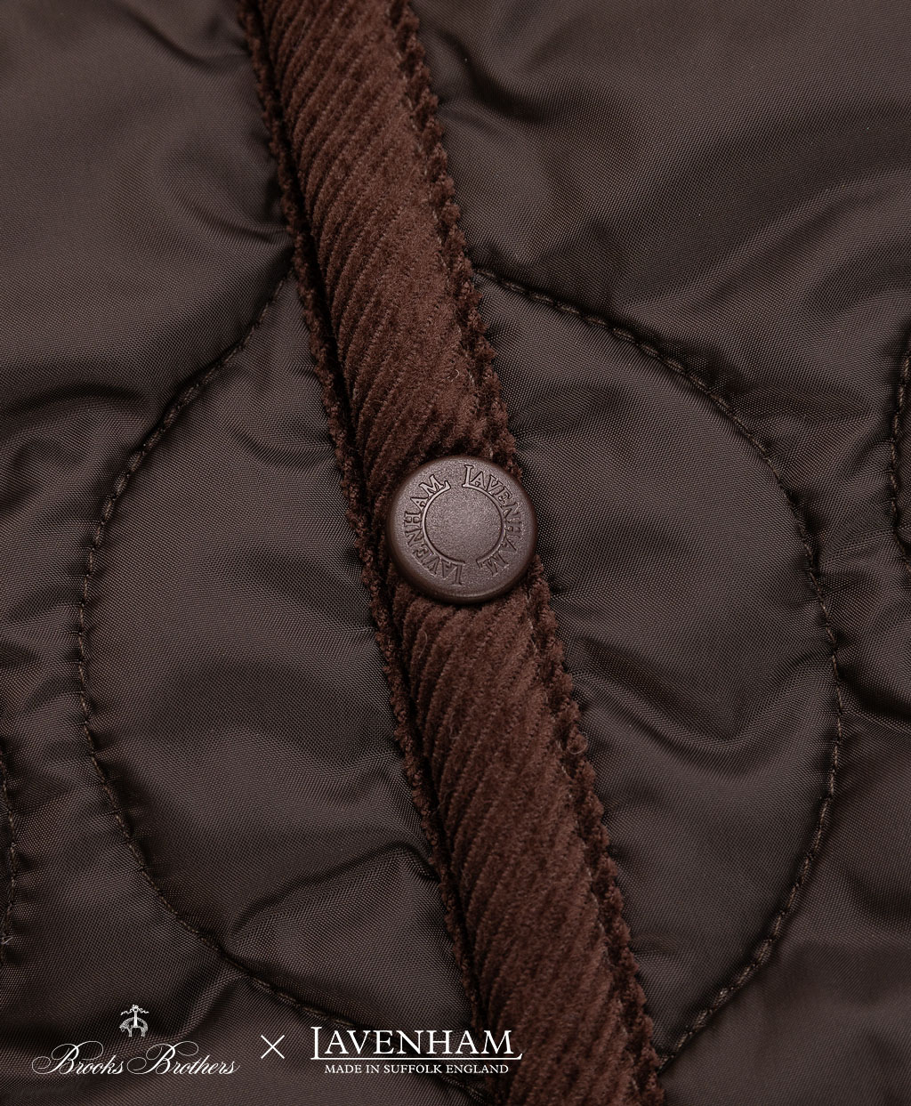 Brooks Brothers×LAVENHAM　デンハム　キルティングジャケット　Made in UK4