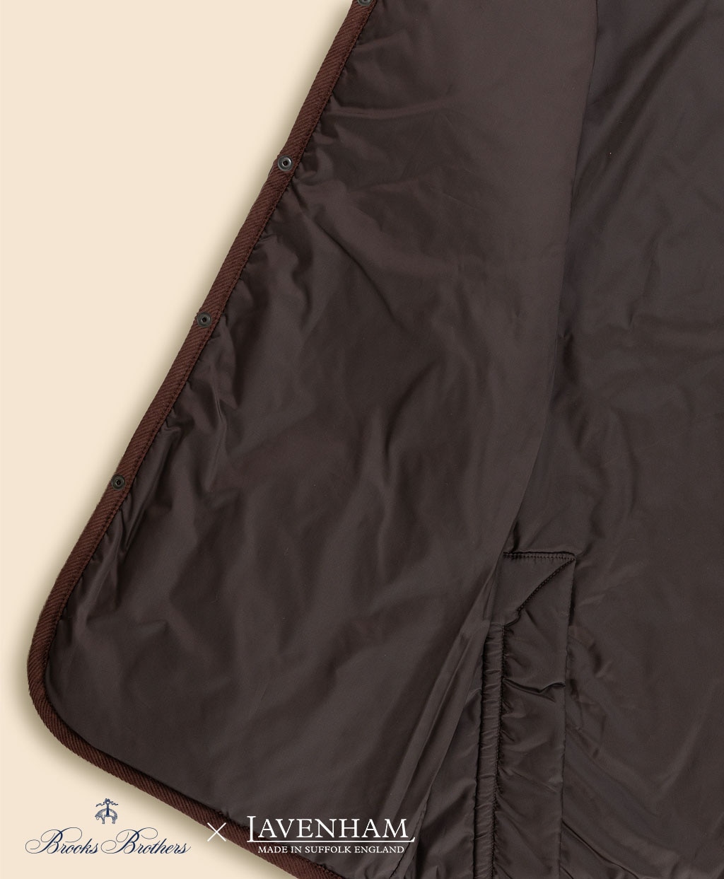 Brooks Brothers×LAVENHAM　デンハム　キルティングジャケット　Made in UK5