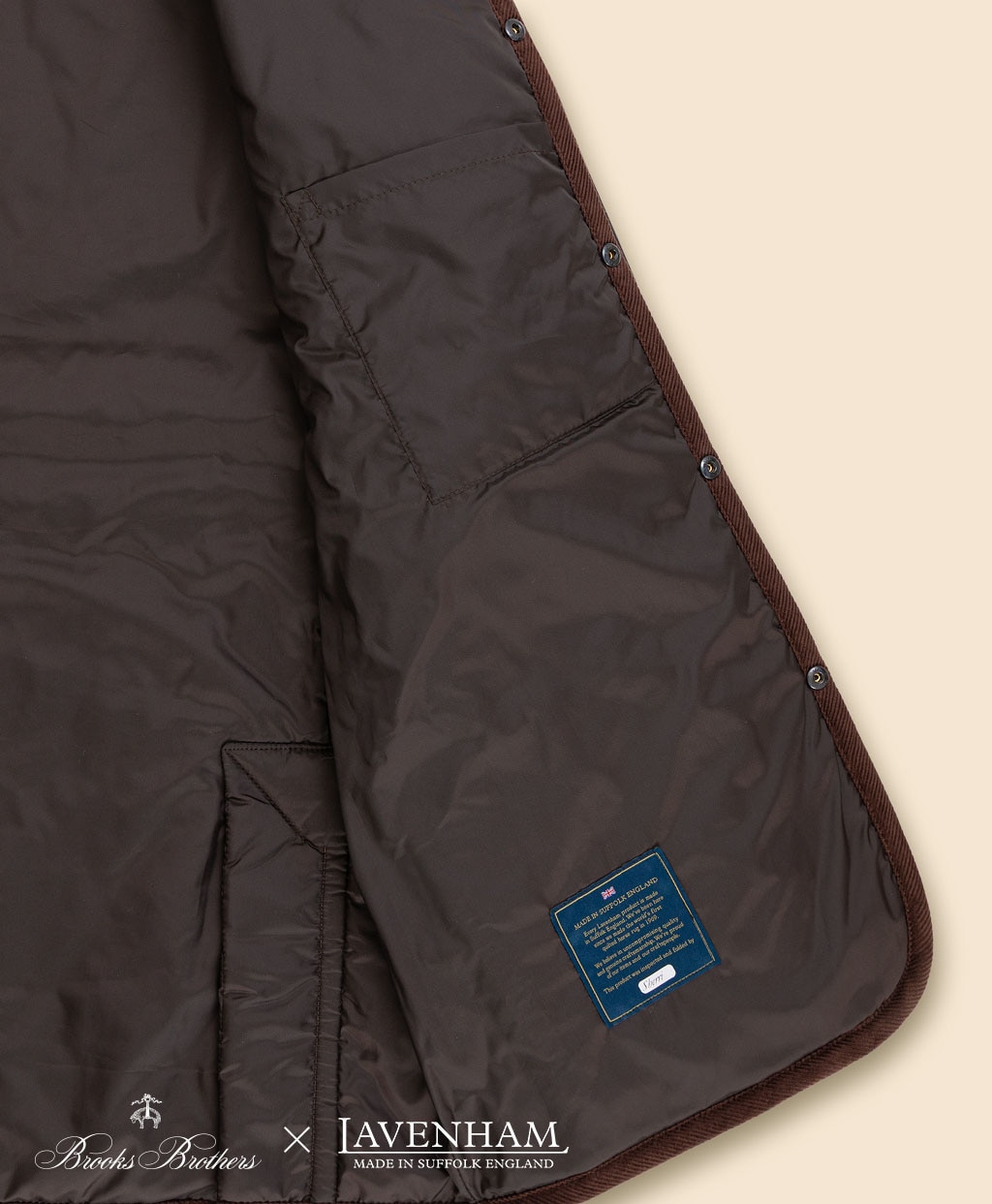 Brooks Brothers×LAVENHAM　デンハム　キルティングジャケット　Made in UK6