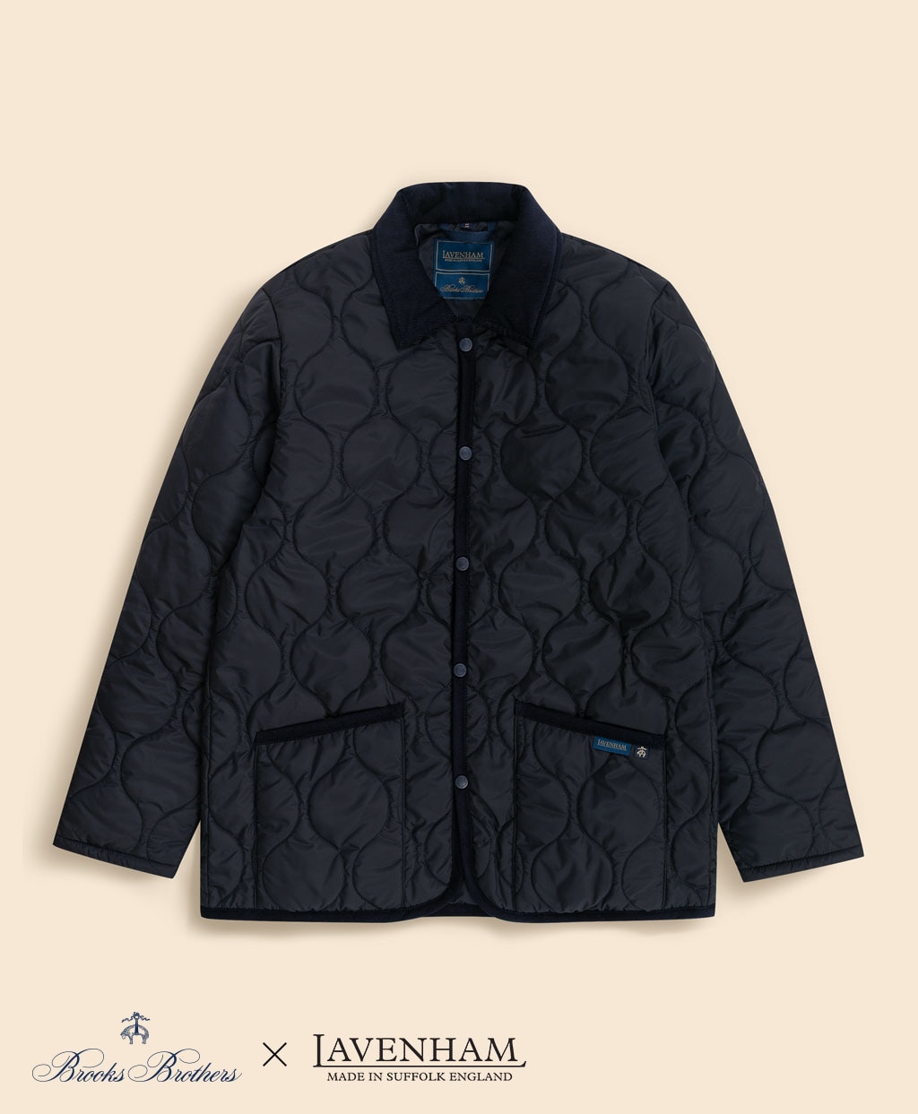 Brooks Brothers×LAVENHAM　デンハム　キルティングジャケット　Made in UK1