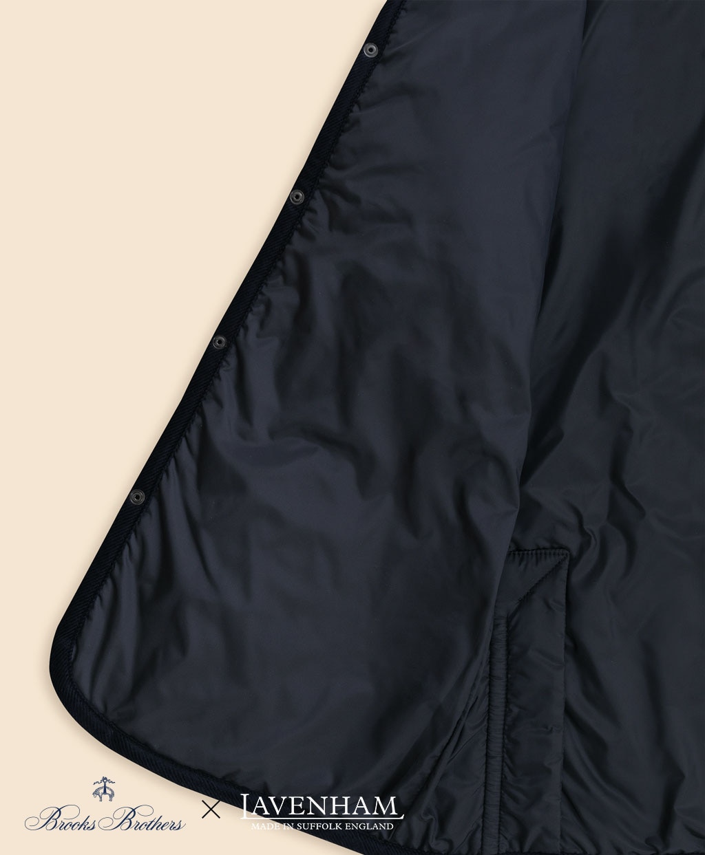 Brooks Brothers×LAVENHAM　デンハム　キルティングジャケット　Made in UK5