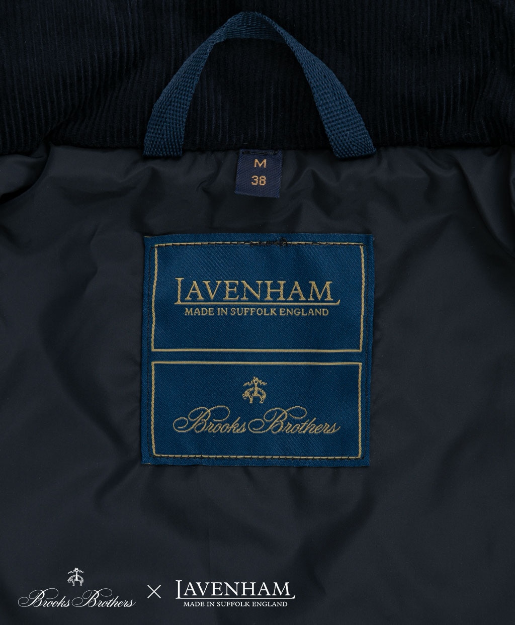 Brooks Brothers×LAVENHAM　デンハム　キルティングジャケット　Made in UK7