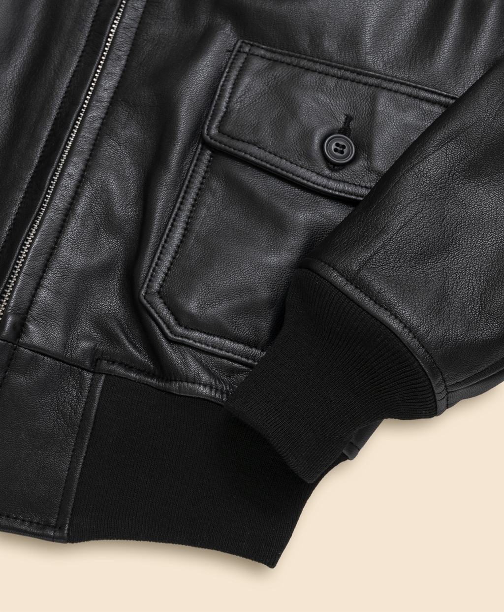 Brooks Brothers×Cockpit USA　ゴートレザー　G-1ジャケット　Made in USA3