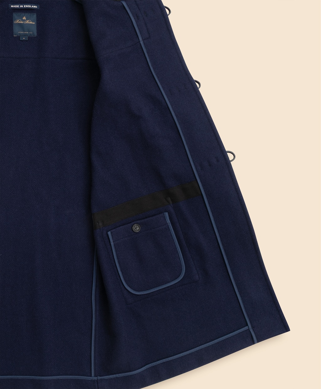 ブルックスブラザーズ ゴールデンフリース ロングコート ネイビー USA製 ウール ヘリテージ ダッフルコート Made In England | Brooks Brothers