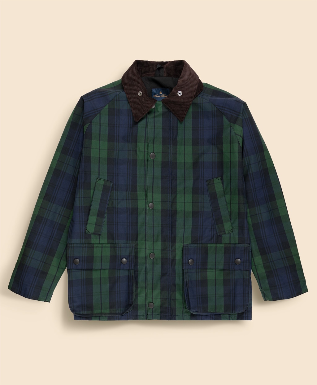 コットン　ブラックウォッチ　オイルドジャケット　Made In England