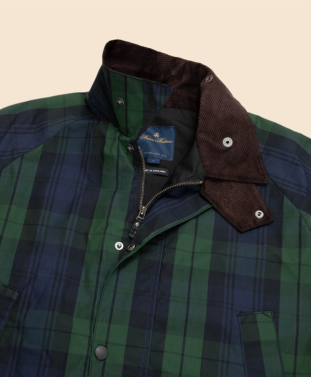 コットン ブラックウォッチ オイルドジャケット Made In England
