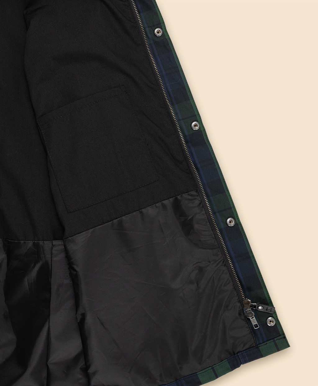 コットン　ブラックウォッチ　オイルドジャケット　Made In England6