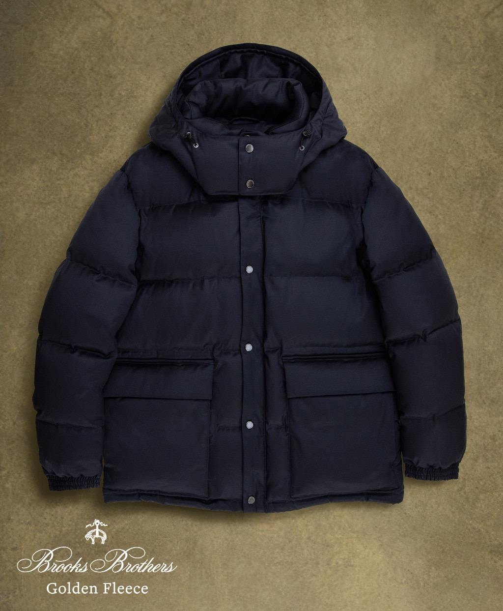 〈 Brooks Brothers Golden Fleece 〉 ウール　ダウンジャケット　Fabric by Loro Piana1