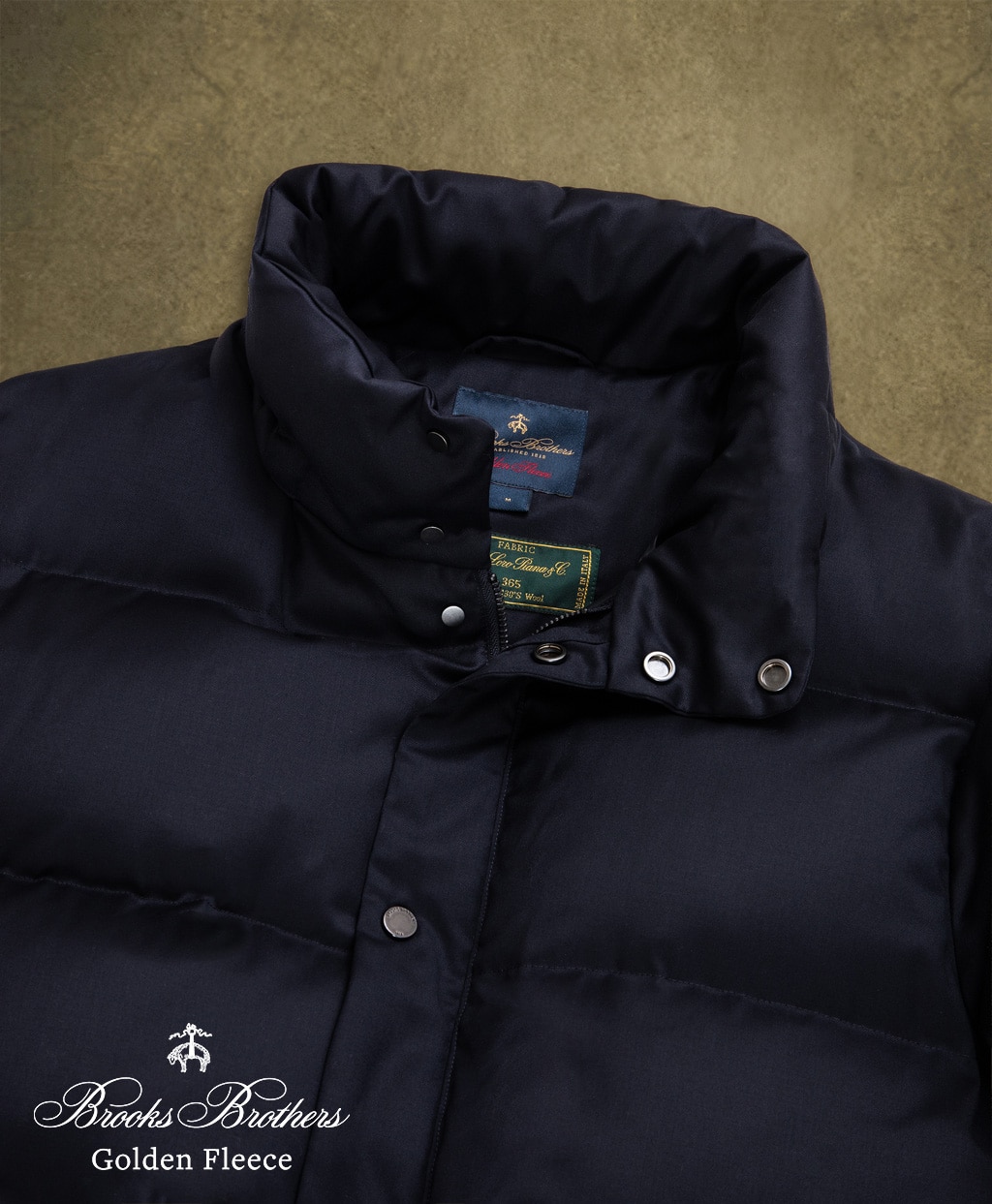 〈 Brooks Brothers Golden Fleece 〉 ウール　ダウンジャケット　Fabric by Loro Piana4