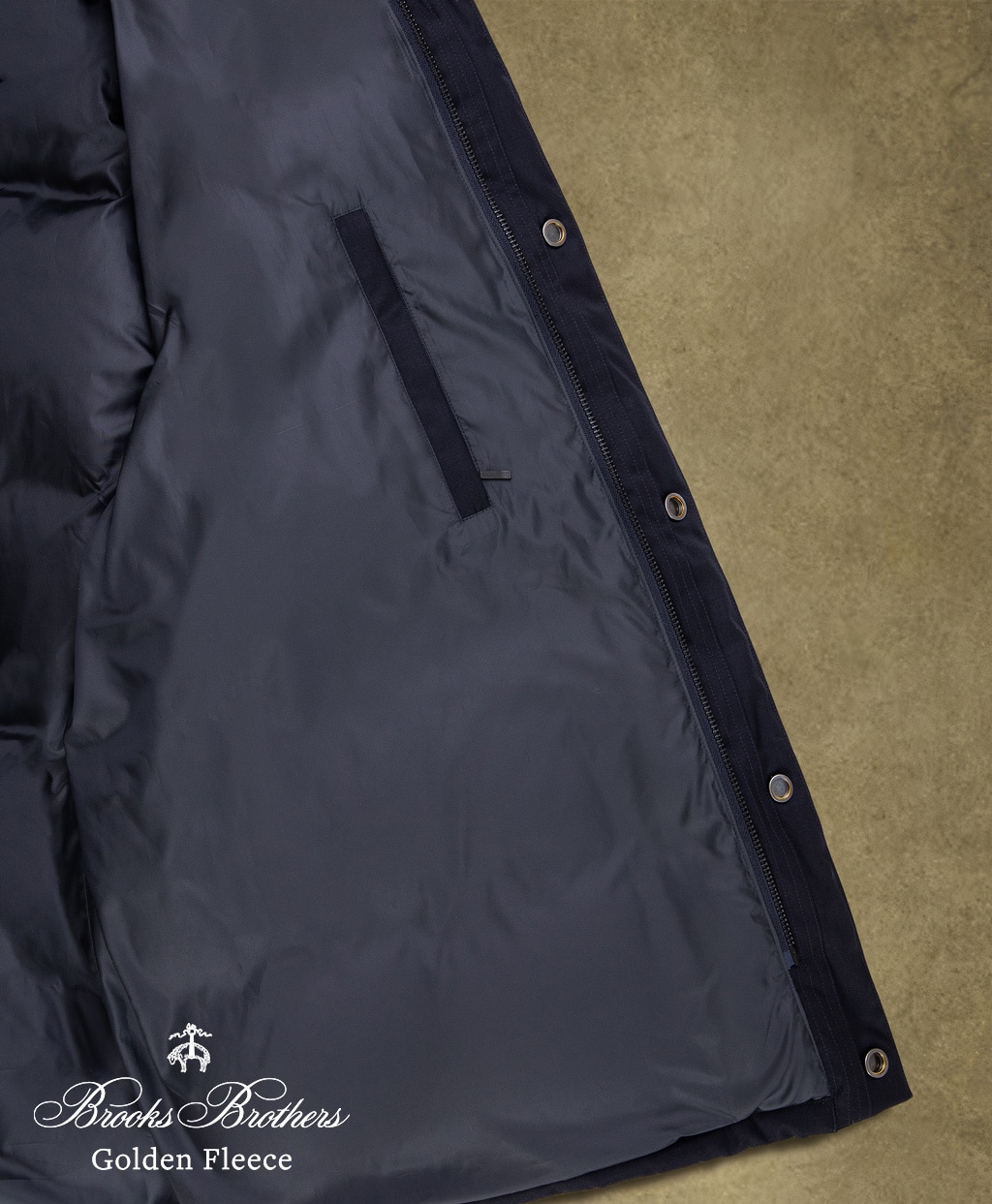 〈 Brooks Brothers Golden Fleece 〉 ウール　ダウンジャケット　Fabric by Loro Piana6