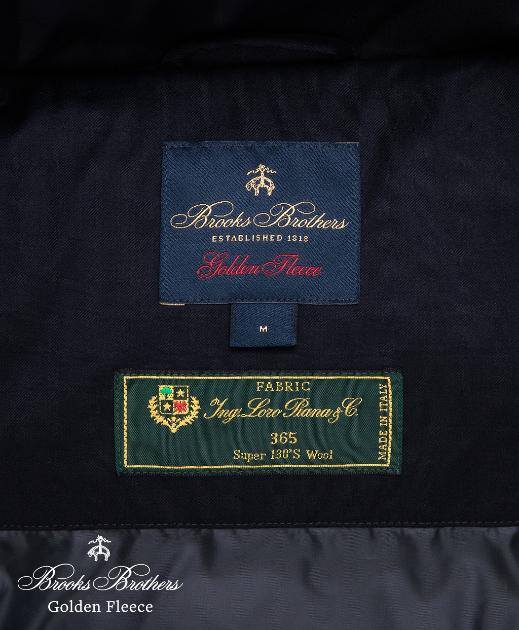 〈 Brooks Brothers Golden Fleece 〉 ウール　ダウンジャケット　Fabric by Loro Piana7