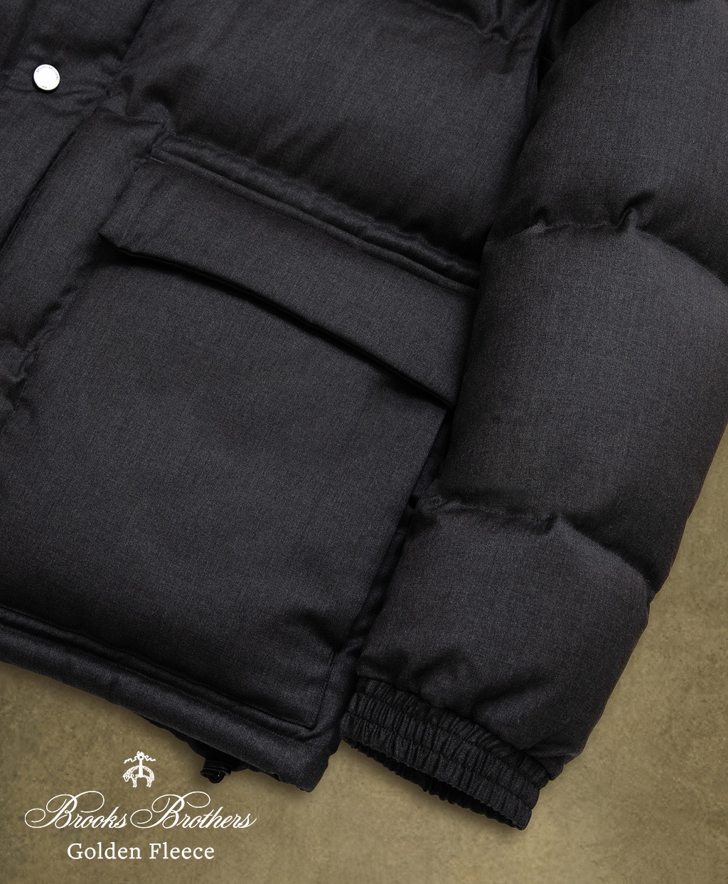 〈 Brooks Brothers Golden Fleece 〉 ウール　ダウンジャケット　Fabric by Loro Piana3
