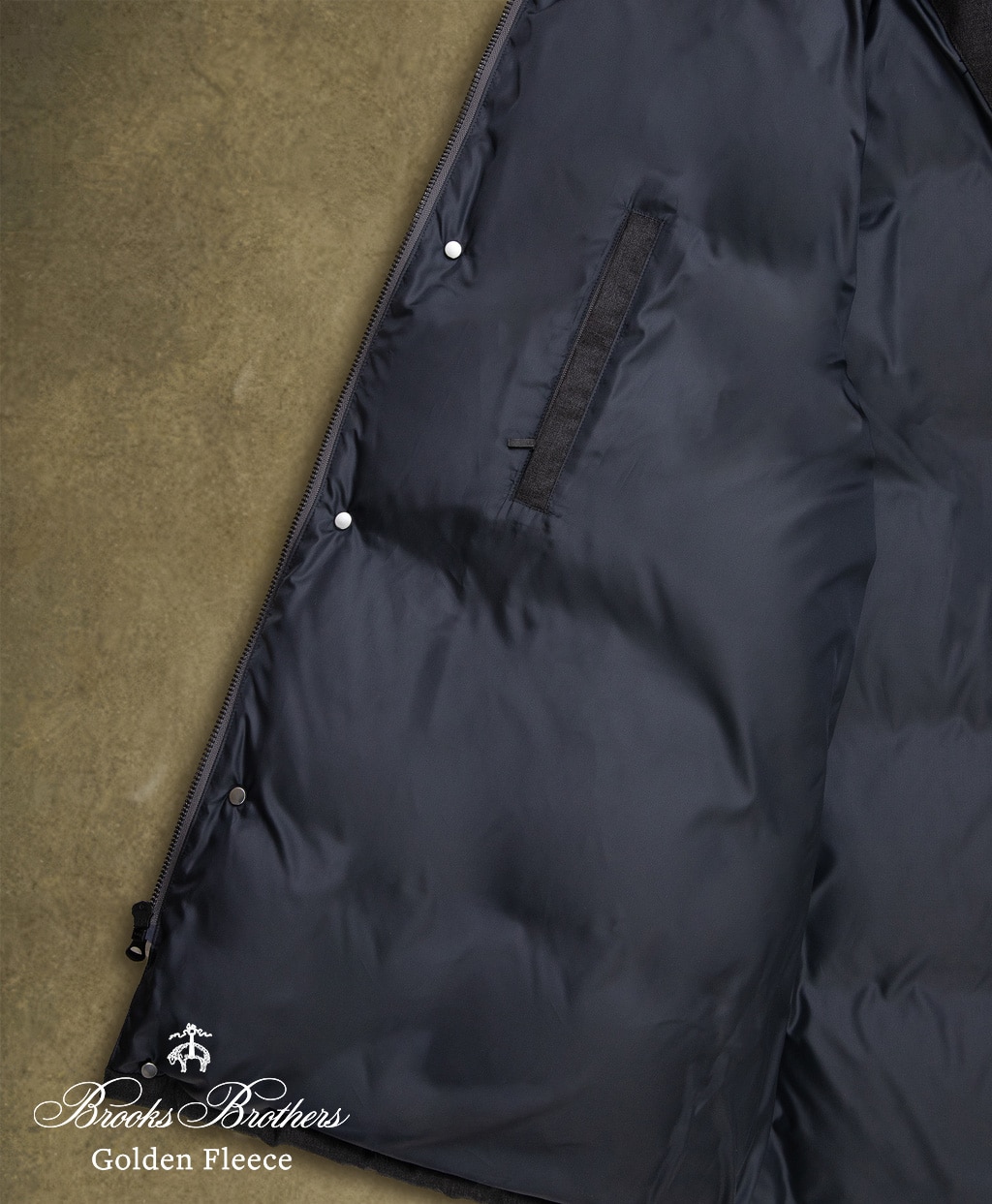〈 Brooks Brothers Golden Fleece 〉 ウール　ダウンジャケット　Fabric by Loro Piana5