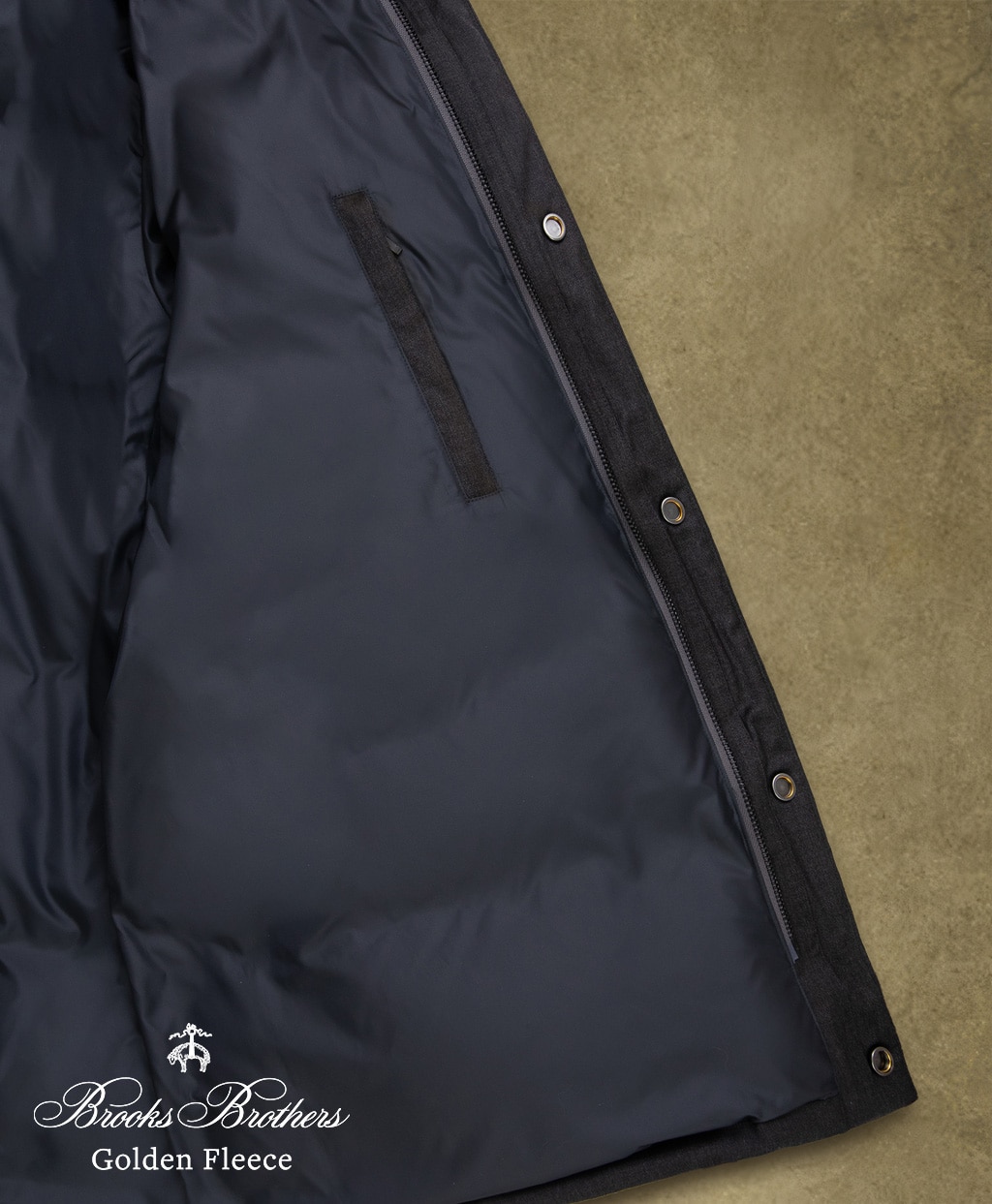 〈 Brooks Brothers Golden Fleece 〉 ウール　ダウンジャケット　Fabric by Loro Piana6