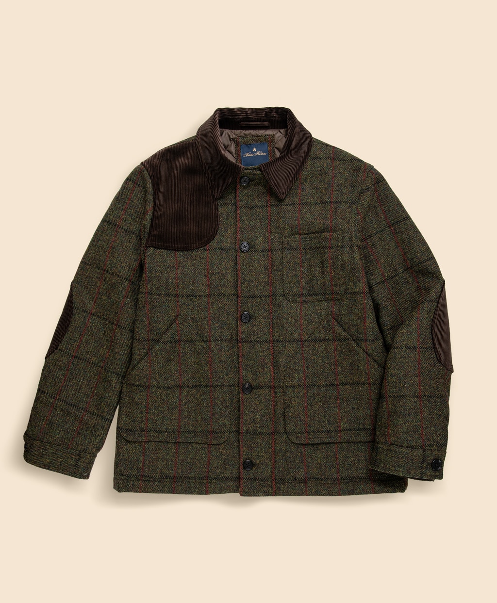 ハリスツイード キルティングライナー バーンコート | Brooks Brothers