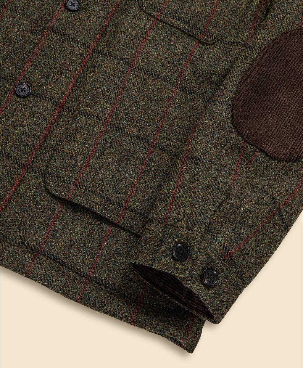 【Brooks Brothers】希少80sネップツイードハーフコート　ブラウン ハリスツイード キルティングライナー バーンコート | Brooks Brothers