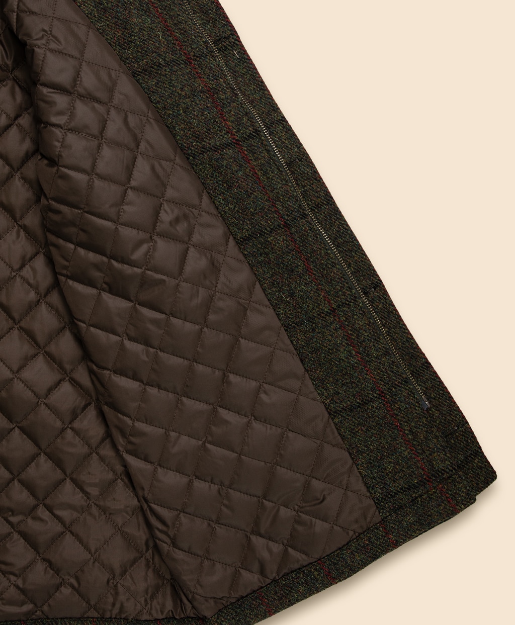 ハリスツイード キルティングライナー バーンコート | Brooks Brothers