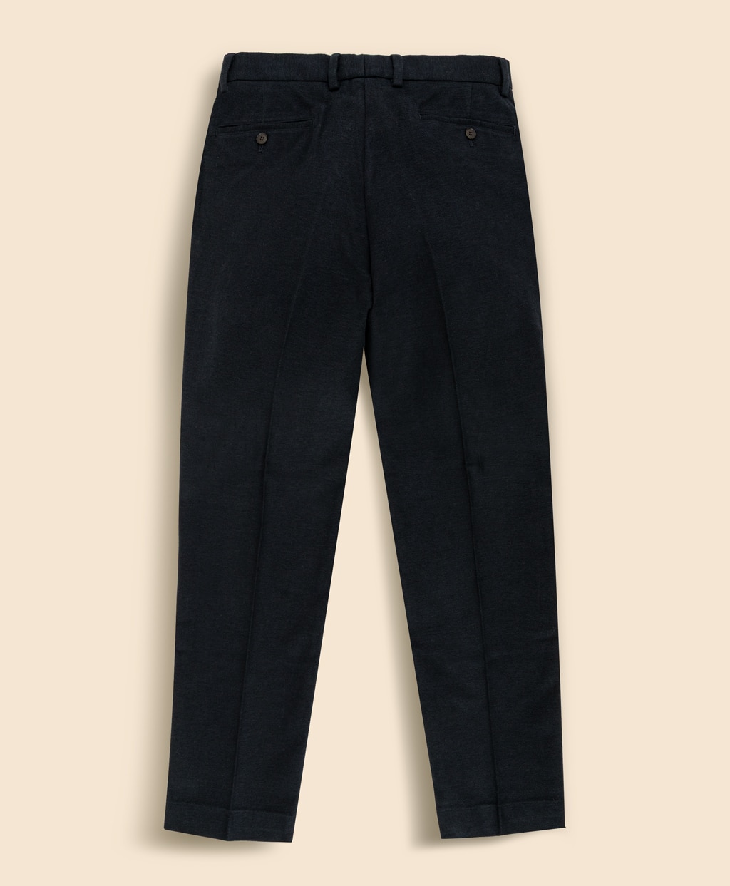 コットン　ブラッシュドツイル　プレーンフロントパンツ　Regular2