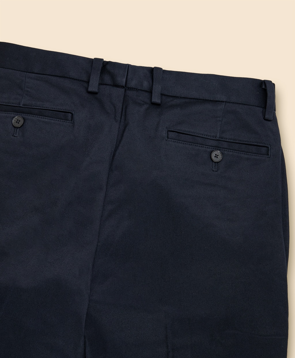 コットン　フランネルライニング　プレーンフロント　チノパンツ　Regular4