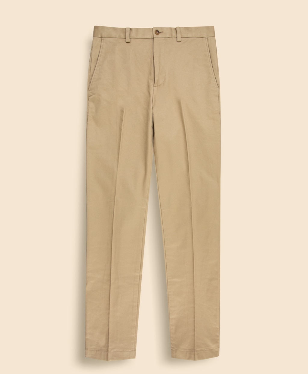 コットン　フランネルライニング　プレーンフロント　チノパンツ　Regular1