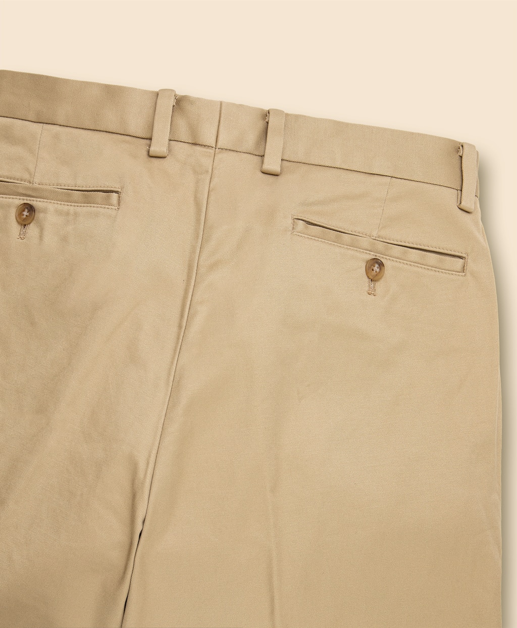 コットン　フランネルライニング　プレーンフロント　チノパンツ　Regular4