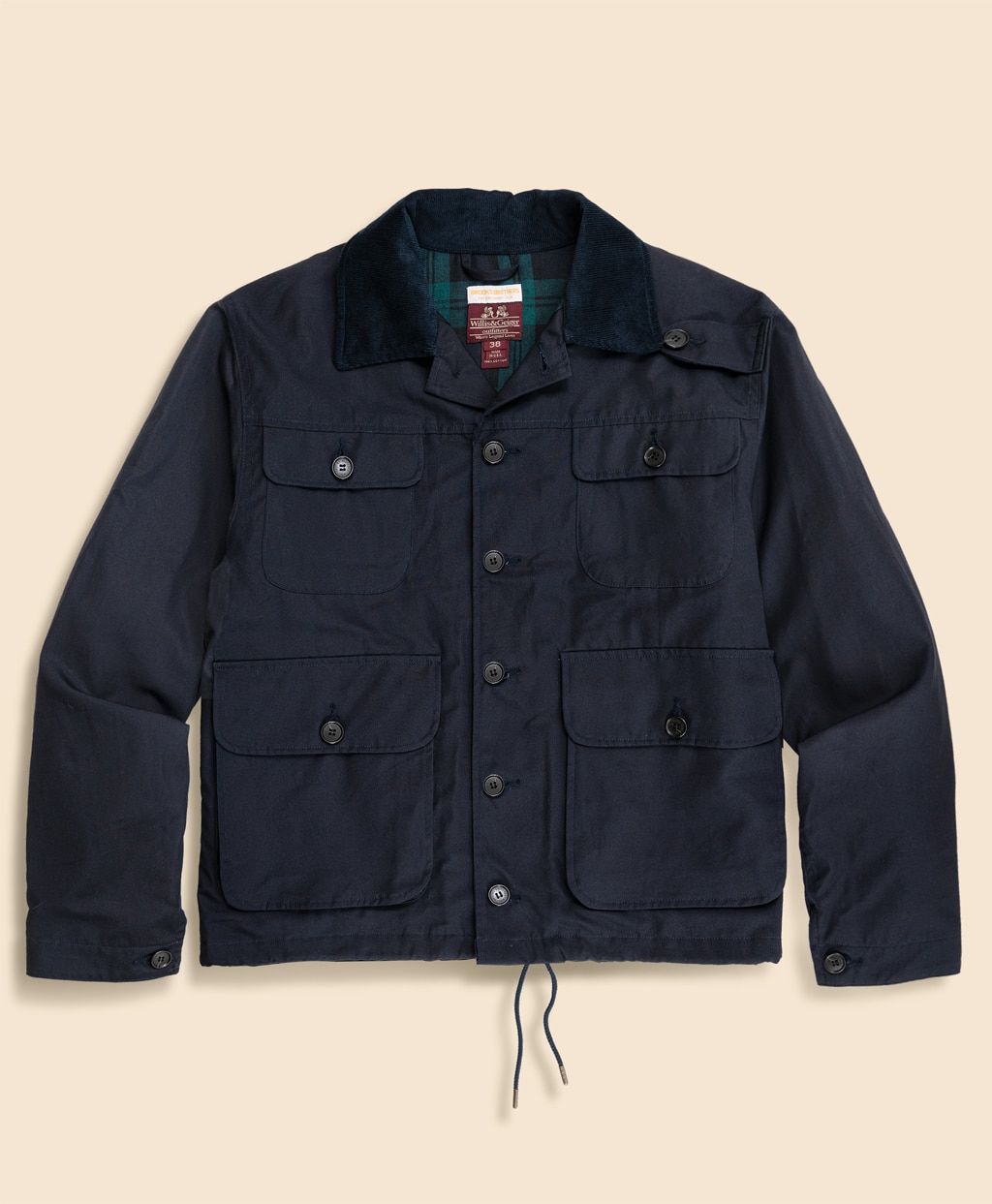 Brooks Brothers×Willis & Geiger　コットン　ワーデンジャケット　Made in USA