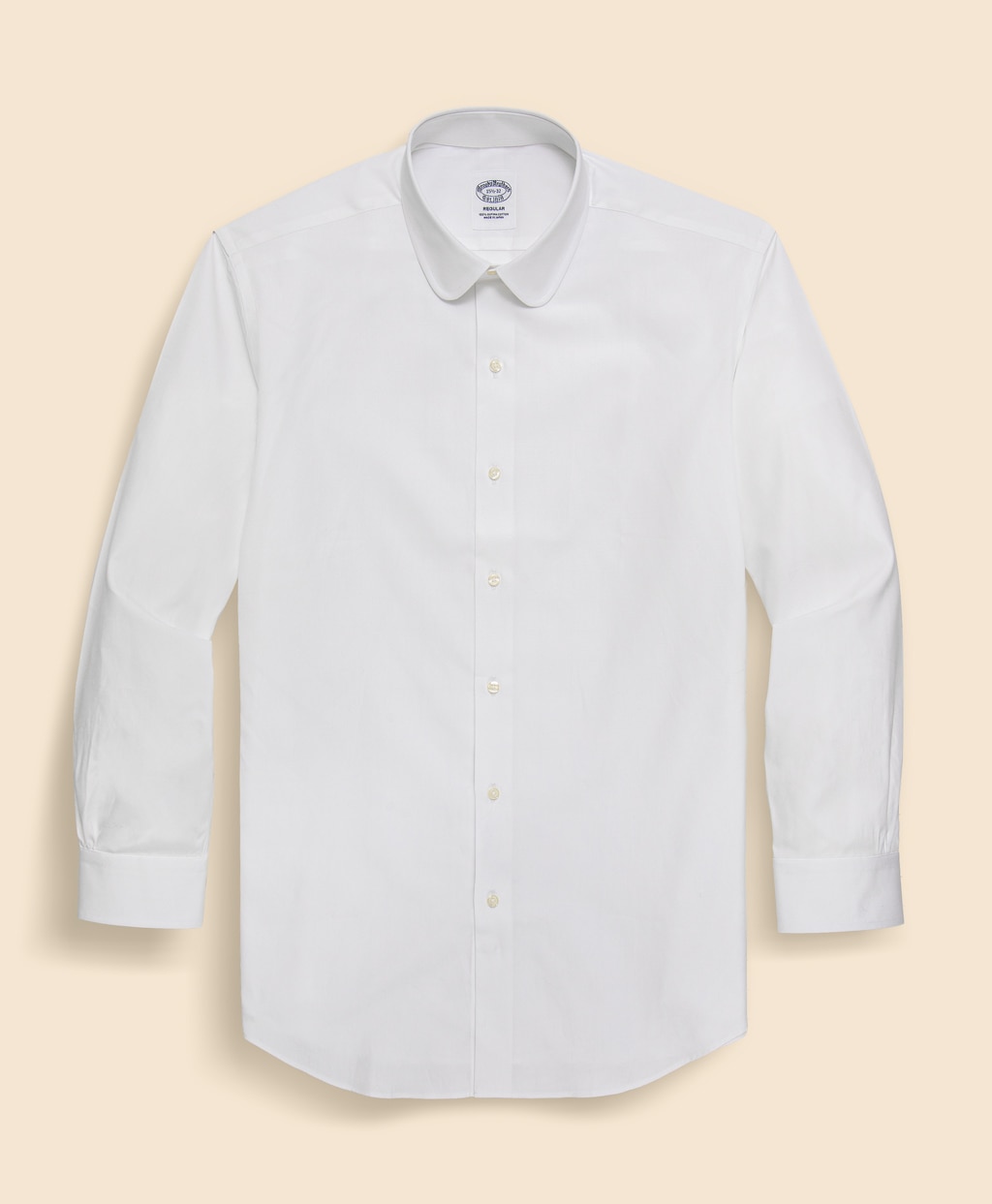 スーピマコットン　ピンポイントオックスフォード　ラウンドカラー　ドレスシャツ　Regular Fit4