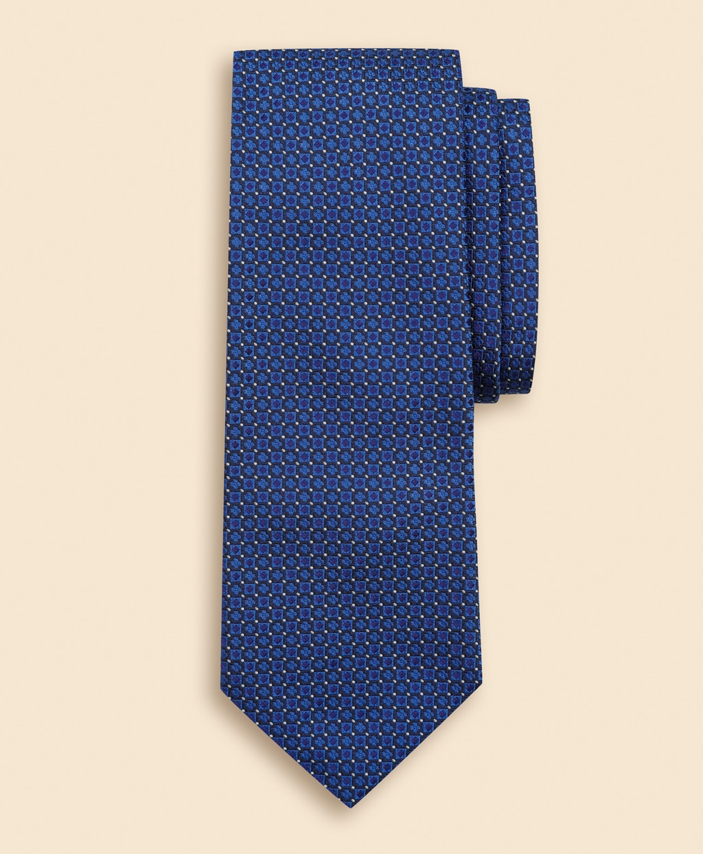 シルク ジオメトリック サークルモチーフタイ | Brooks Brothers Japan
