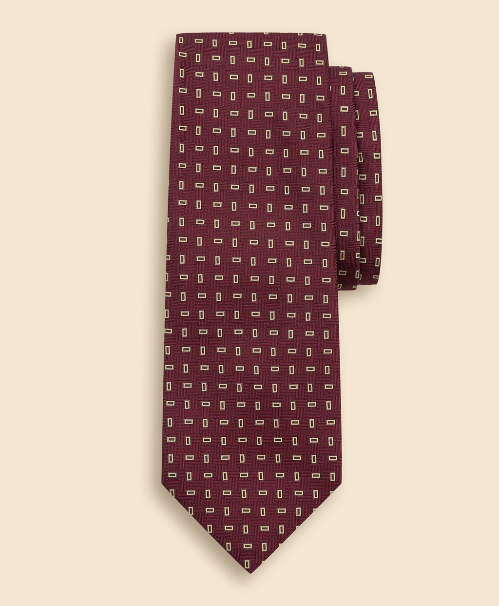 シルク レクタングルモチーフ ジャカードタイ | Brooks Brothers Japan