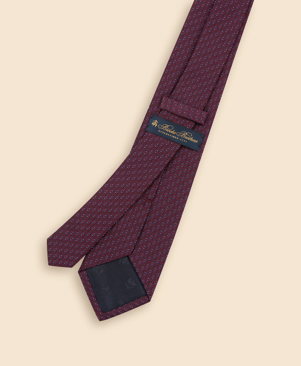 シルク／コットン ジオメトリック ジャカードタイ | Brooks Brothers