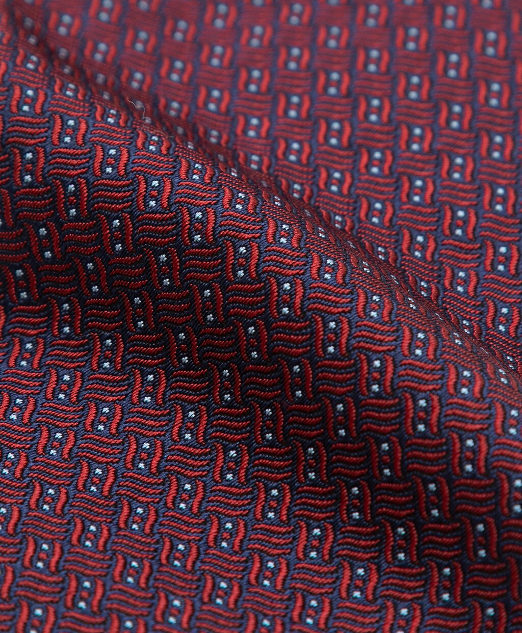ぺーこシルク　350本 シルク／コットン ジオメトリック ジャカードタイ | Brooks Brothers