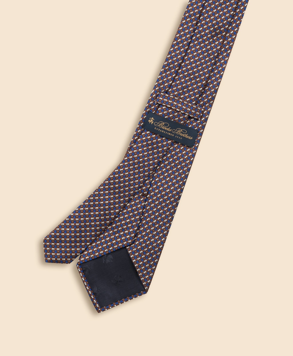 シルク ツートンジオメトリック ジャカードタイ | Brooks Brothers
