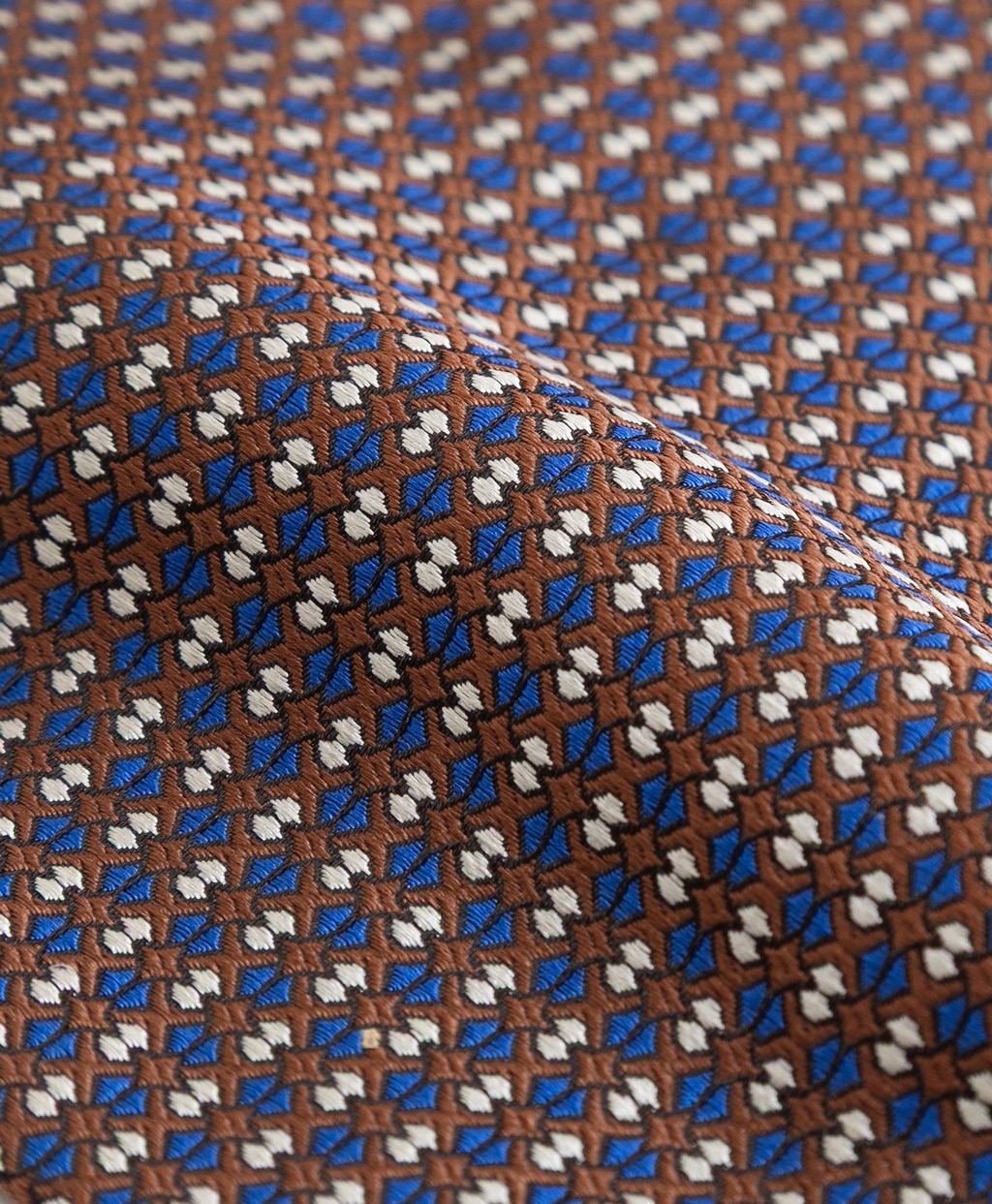 シルク ツートンジオメトリック ジャカードタイ | Brooks Brothers
